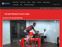 Tablet Screenshot of momentbicycles.com